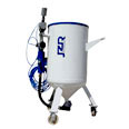 壓入型噴砂機(jī)高效開放噴砂,清理復(fù)雜面工件,結(jié)構(gòu)人性設(shè)計(jì) 車式結(jié)構(gòu)，移動(dòng)方便